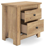 Makidern Tan Nightstand by Ashley at Eve Furniture
