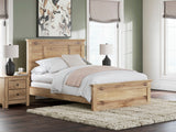 Makidern Tan Panel Bedroom Set by Ashley at Eve Furniture