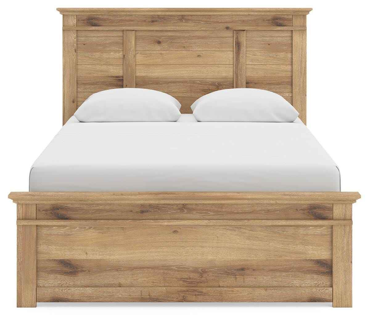Makidern Tan Queen Panel Bed by Ashley at Eve Furniture