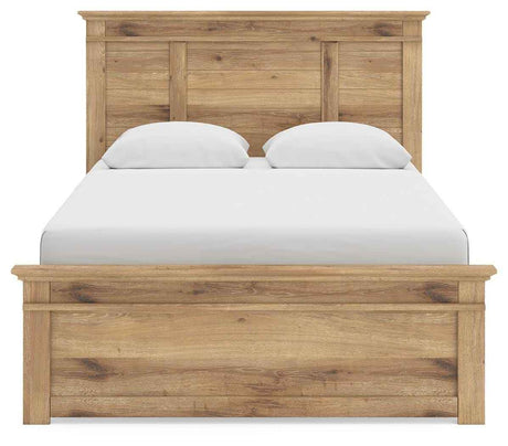 Makidern Tan Queen Panel Bed by Ashley at Eve Furniture