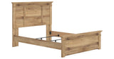 Makidern Tan Queen Panel Bed by Ashley at Eve Furniture
