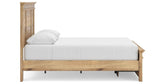 Makidern Tan Queen Panel Storage Bed by Ashley at Eve Furniture