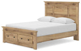 Makidern Tan Queen Panel Storage Bed by Ashley at Eve Furniture