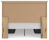 Makidern Tan Queen Panel Storage Bed by Ashley at Eve Furniture
