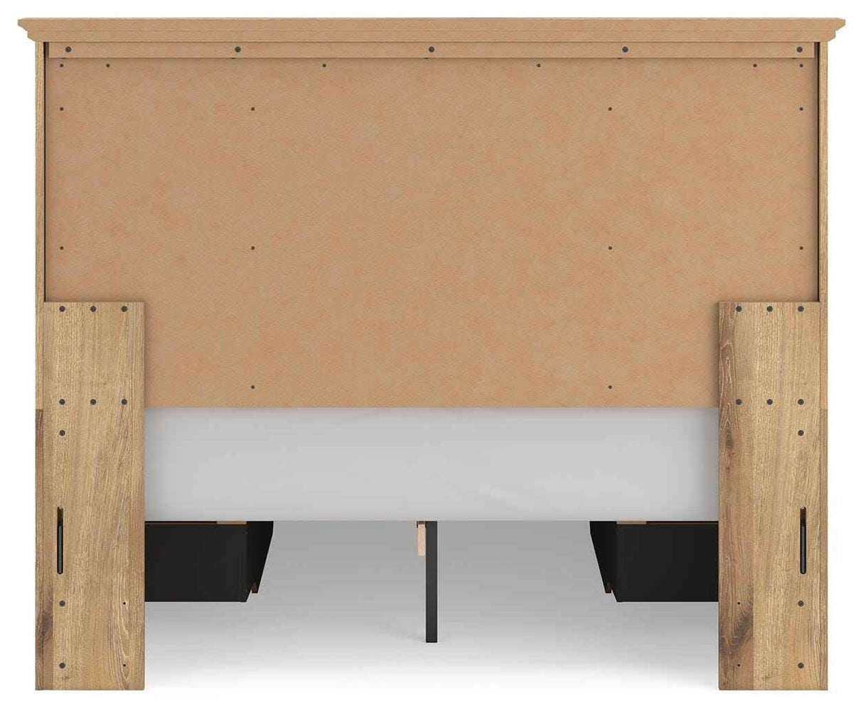 Makidern Tan Queen Panel Storage Bed by Ashley at Eve Furniture