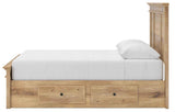 Makidern Tan Queen Panel Storage Bed by Ashley at Eve Furniture