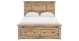 Makidern Tan Queen Panel Storage Bed by Ashley at Eve Furniture