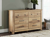 Makidern Tan Storage Youth Panel Bedroom Set with 4 Drawers by Ashley at Eve Furniture