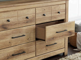 Makidern Tan Storage Youth Panel Bedroom Set with 4 Side Drawers by Ashley at Eve Furniture