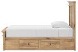 Makidern Tan Twin Panel Storage Bed by Ashley at Eve Furniture