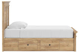 Makidern Tan Twin Panel Storage Bed by Ashley at Eve Furniture