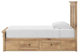 Makidern Tan Twin Panel Storage Bed by Ashley at Eve Furniture