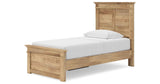 Makidern Tan Twin Panel Storage Bed by Ashley at Eve Furniture