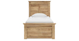 Makidern Tan Twin Panel Storage Bed by Ashley at Eve Furniture