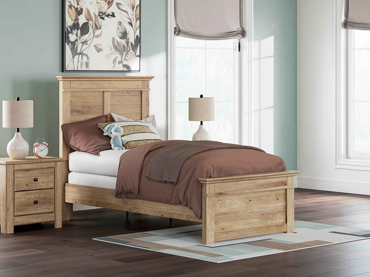 Makidern Tan Youth Panel Bedroom Set by Ashley at Eve Furniture