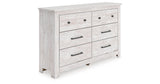 Makidern Whitewash Dresser by Ashley at Eve Furniture