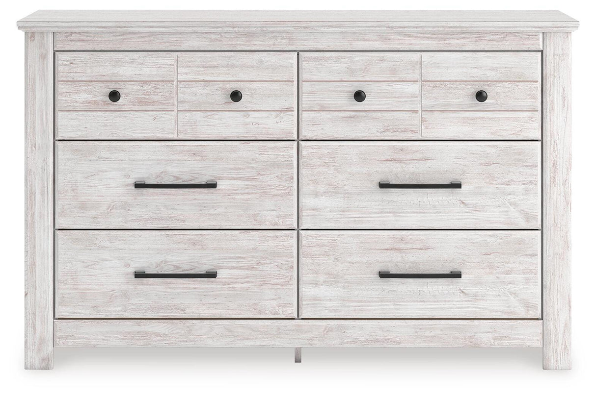 Makidern Whitewash Dresser by Ashley at Eve Furniture