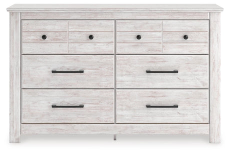 Makidern Whitewash Dresser by Ashley at Eve Furniture