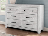 Makidern Whitewash Dresser by Ashley at Eve Furniture