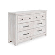 Makidern Whitewash Dresser by Ashley at Eve Furniture
