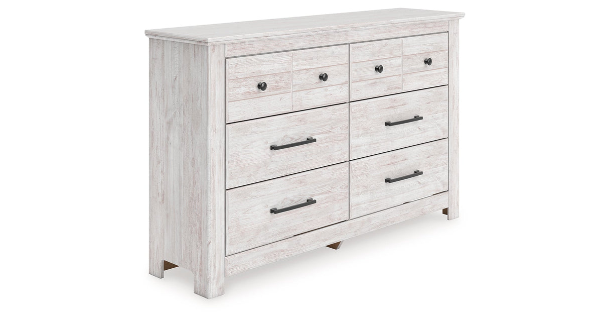 Makidern Whitewash Dresser by ASHLEY FURNITURE at Eve Furniture