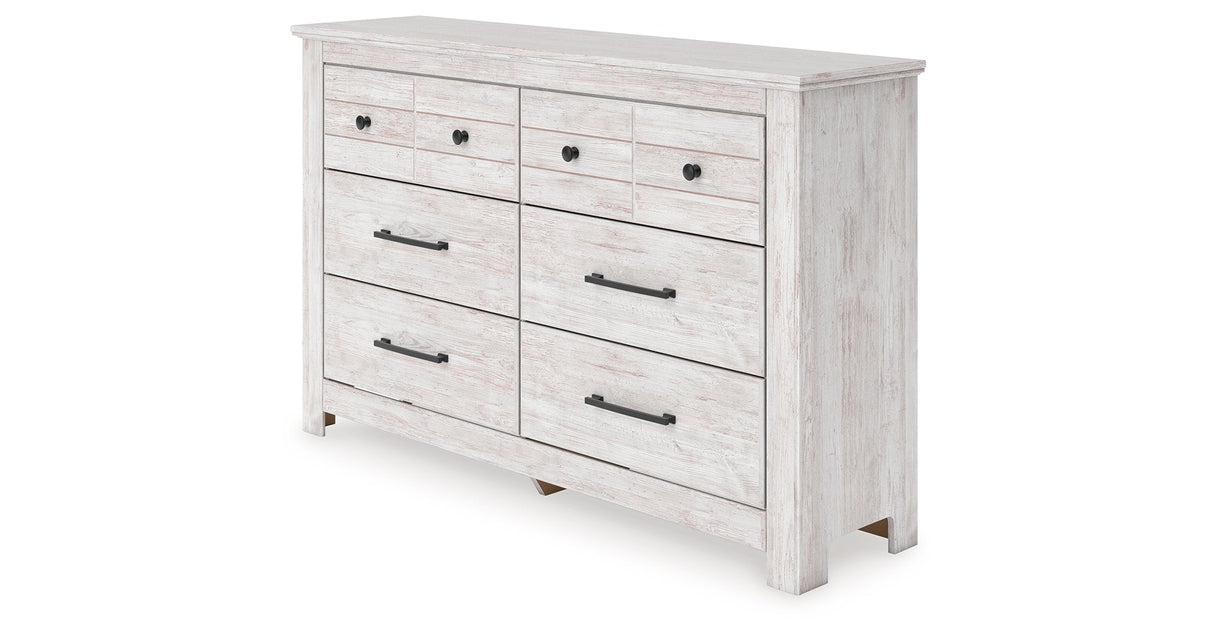 Makidern Whitewash Dresser by ASHLEY FURNITURE at Eve Furniture