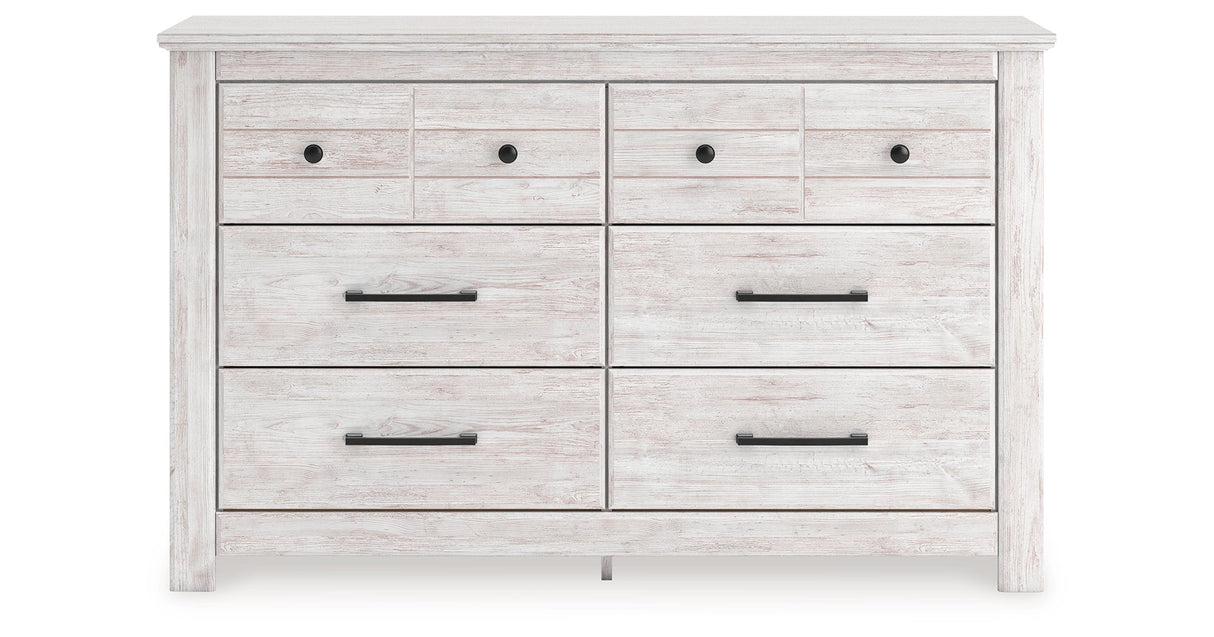 Makidern Whitewash Dresser by ASHLEY FURNITURE at Eve Furniture