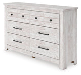 Makidern Whitewash Dresser by ASHLEY FURNITURE at Eve Furniture
