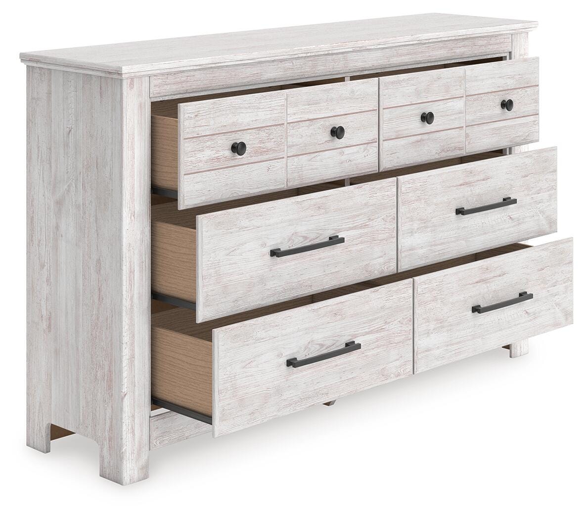 Makidern Whitewash Dresser by ASHLEY FURNITURE at Eve Furniture