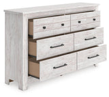 Makidern Whitewash Dresser by ASHLEY FURNITURE at Eve Furniture