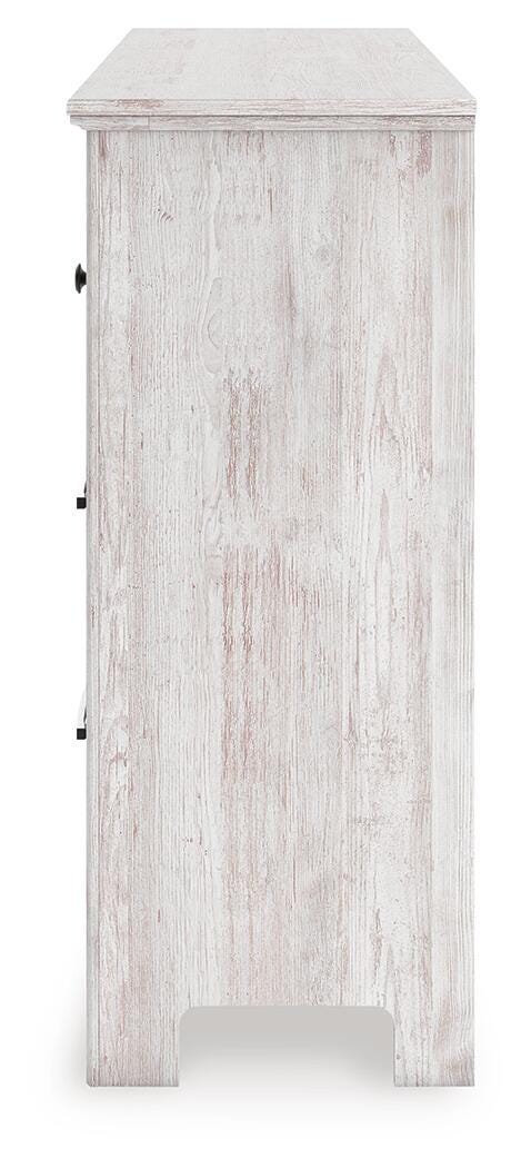Makidern Whitewash Dresser by ASHLEY FURNITURE at Eve Furniture