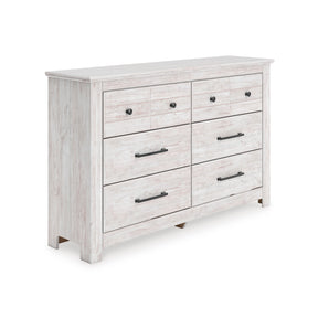 Makidern Whitewash Dresser by ASHLEY FURNITURE at Eve Furniture