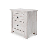 Makidern Whitewash Panel Bedroom Set by Ashley at Eve Furniture