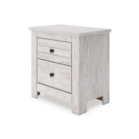 Makidern Whitewash Panel Bedroom Set by Ashley at Eve Furniture