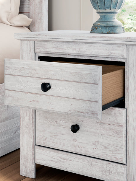 Makidern Whitewash Panel Bedroom Set by Ashley at Eve Furniture