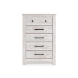 Makidern Whitewash Panel Bedroom Set by Ashley at Eve Furniture