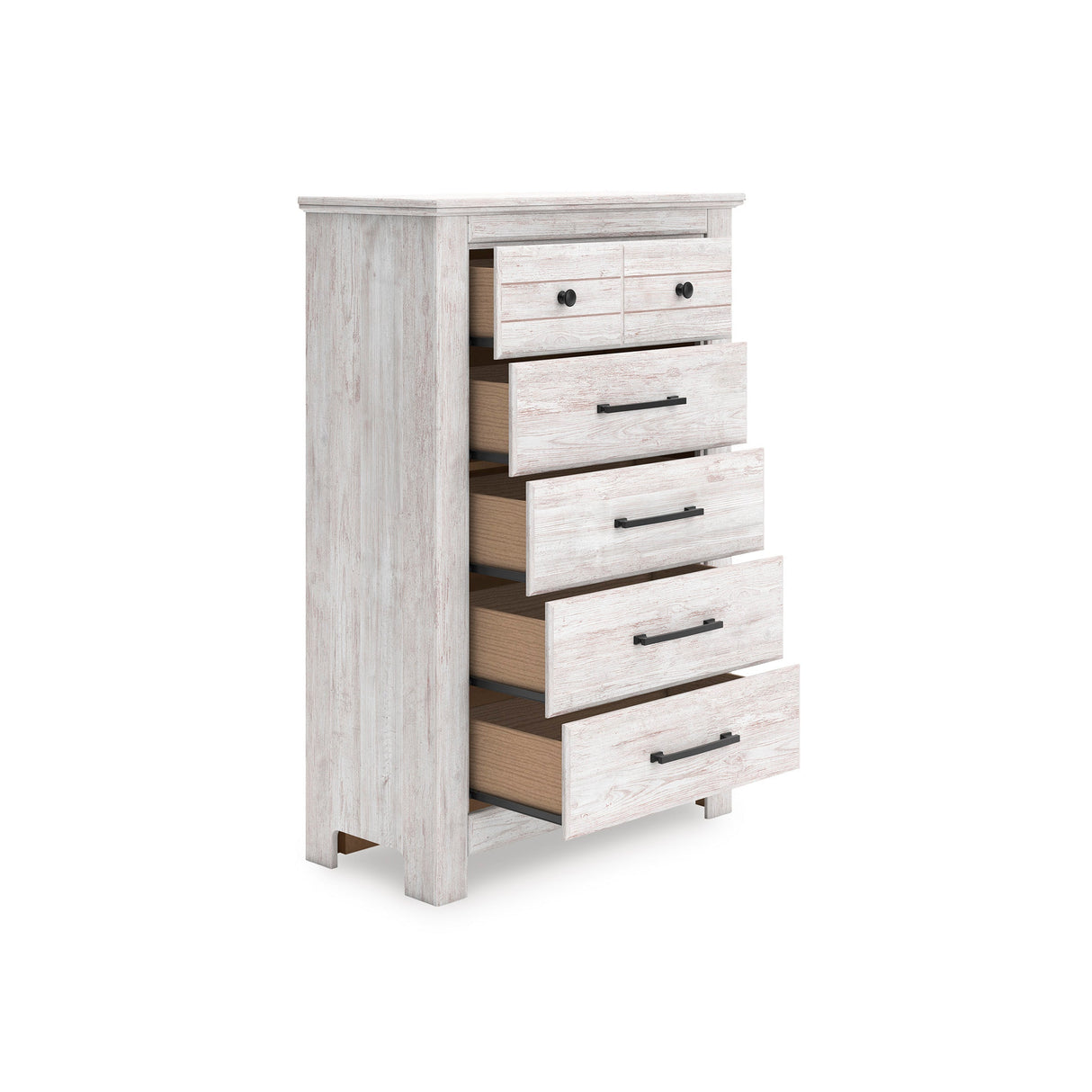 Makidern Whitewash Panel Bedroom Set by Ashley at Eve Furniture