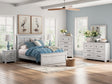 Makidern Whitewash Panel Bedroom Set by Ashley at Eve Furniture