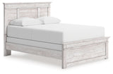 Makidern Whitewash Queen Panel Bed by Ashley at Eve Furniture