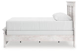Makidern Whitewash Queen Panel Bed, Dresser and Mirror by Ashley at Eve Furniture