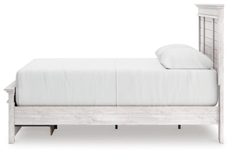 Makidern Whitewash Queen Panel Storage Bed by Ashley at Eve Furniture