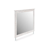 Makidern Whitewash Storage Panel Bedroom Set with 2 Footboard Drawers by Ashley at Eve Furniture