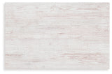 Makidern Whitewash Two Drawer Nightstand by Ashley at Eve Furniture