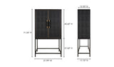 Mako Bar Cabinet Black by Moe's Home at Eve Furniture