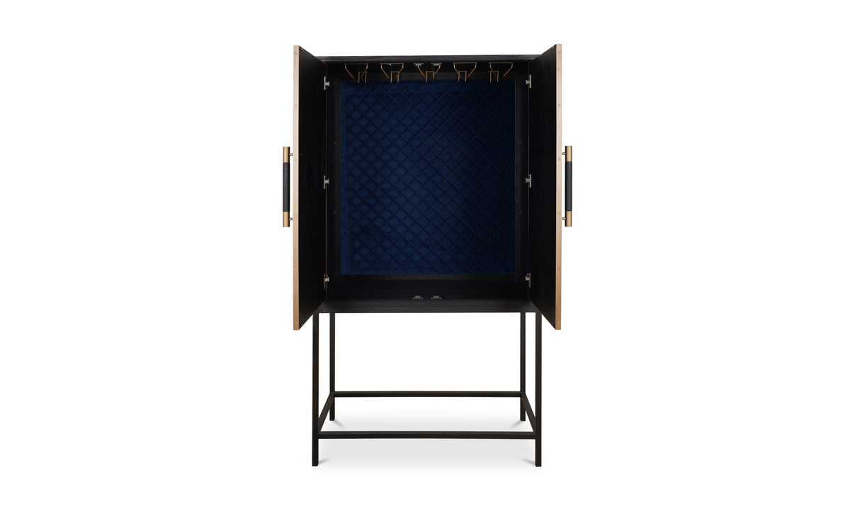Mako Bar Cabinet Black by Moe's Home at Eve Furniture