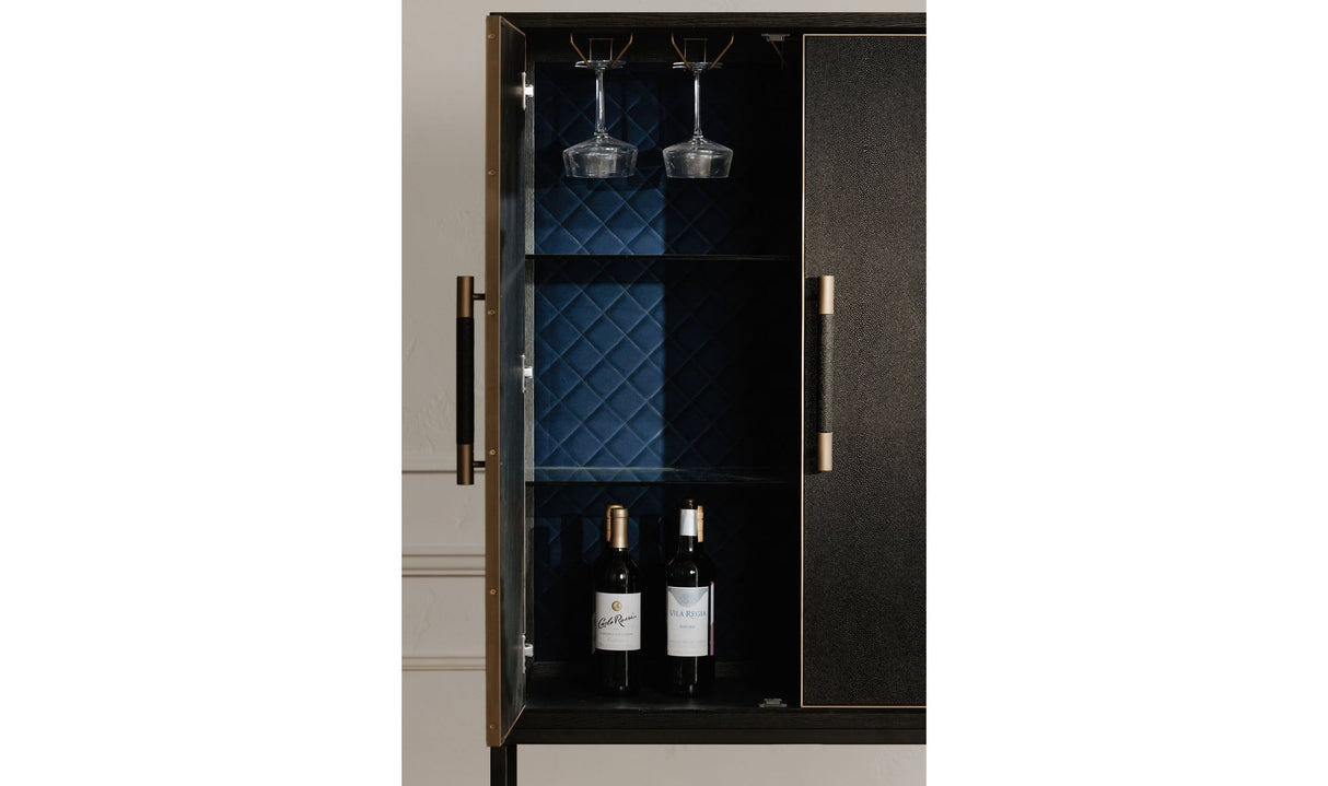 Mako Bar Cabinet Black by Moe's Home at Eve Furniture
