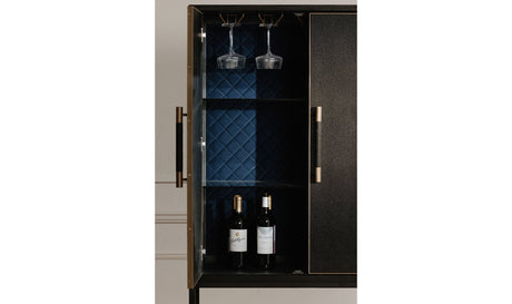 Mako Bar Cabinet Black by Moe's Home at Eve Furniture