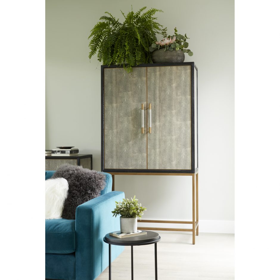 Mako Bar Cabinet Grey by Moe's Home at Eve Furniture
