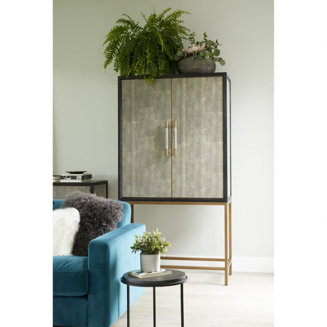 Mako Bar Cabinet Grey by Moe's Home at Eve Furniture