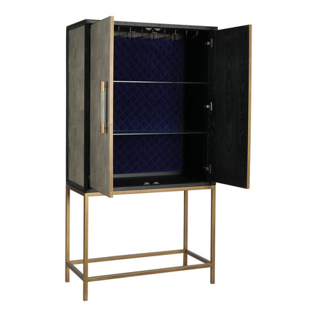 Mako Bar Cabinet Grey by Moe's Home at Eve Furniture